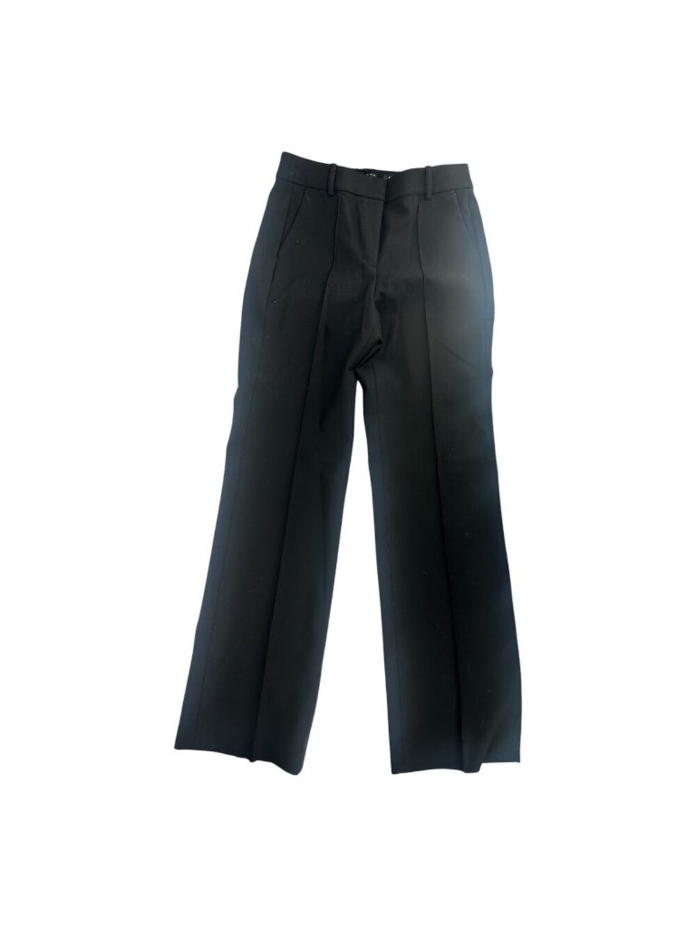 J Crew Natalia  Wide Leg Trouser Pants Black 8 Tall Career Office Stretch NWT